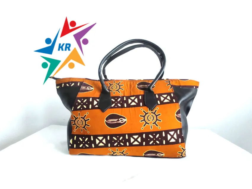 Sac trapèze pagne cuir
