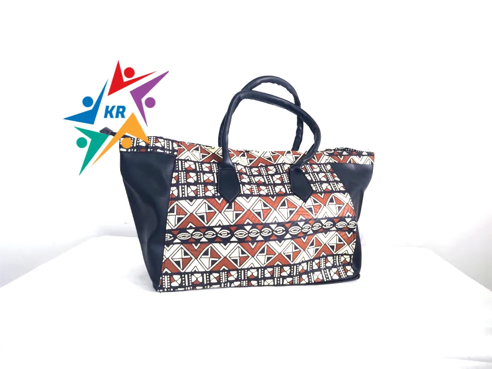 Sac trapèze pagne cuir
